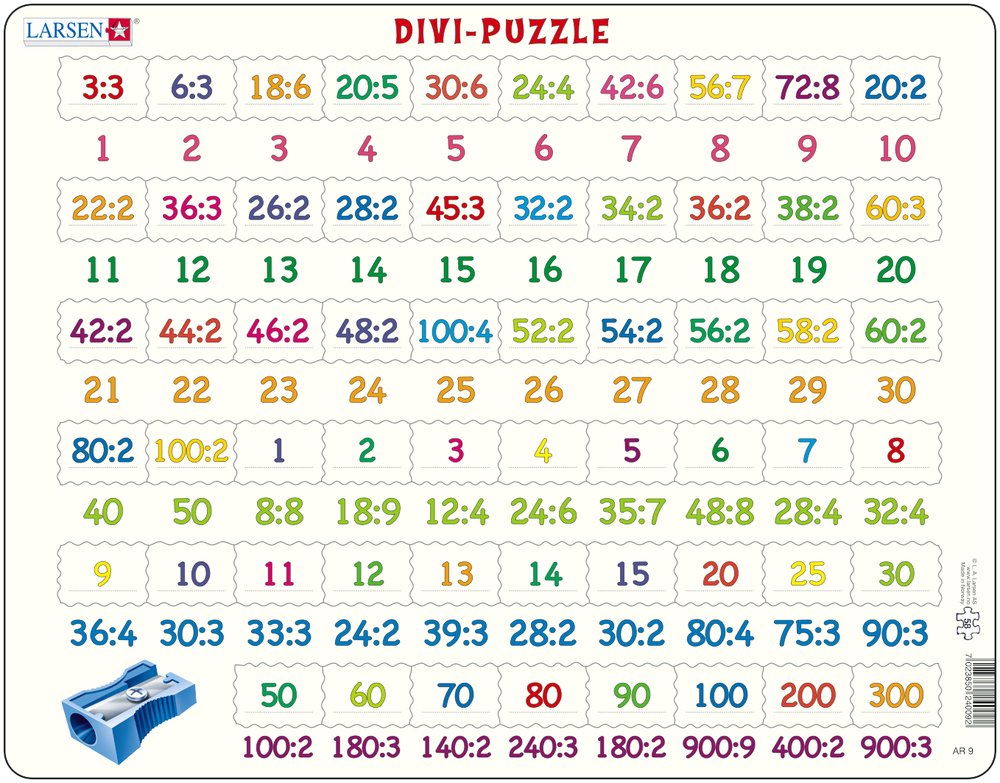 Larsen Puzzle - Divi (Division) 58-tlg.