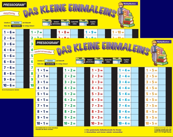 Zaubertafel Das kleine Einmaleins