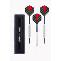 Longfield Steel Tip Dart-Set - 3 Dart aus Neusilber (21 g)
