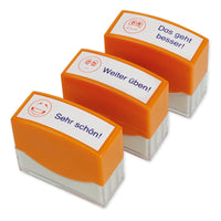 Set Siebdruck-Stempel "Perpetuum", 2-farbig, 3-tlg.
