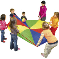 Schwungtuch mit Handgriffen, mehrfarbig 730 cm