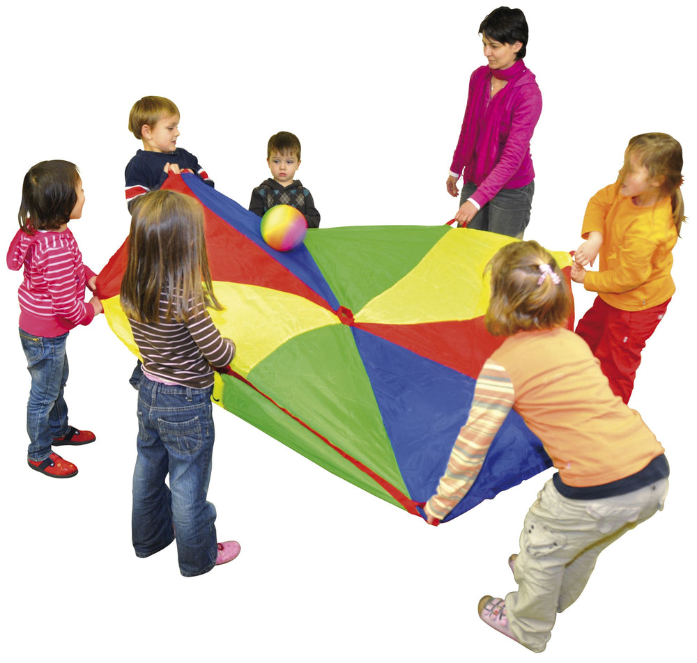 Schwungtuch mit Handgriffen, mehrfarbig 730 cm