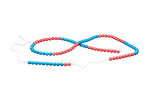 Rechenkette 100er Zahlenraum rot/blau aus RE-Plastic°