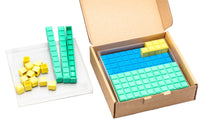 Hundertersteckplatte (29 Teile) aus RE-Plastic° - in einer Kunststoffbox
