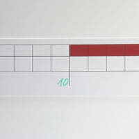 Zahlenstrahlband Universal 20 1m magn. wieder beschreibbar