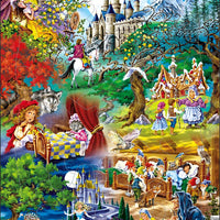 Larsen Puzzle Motiv Märchen Gebrüder Grimm 33-tlg.