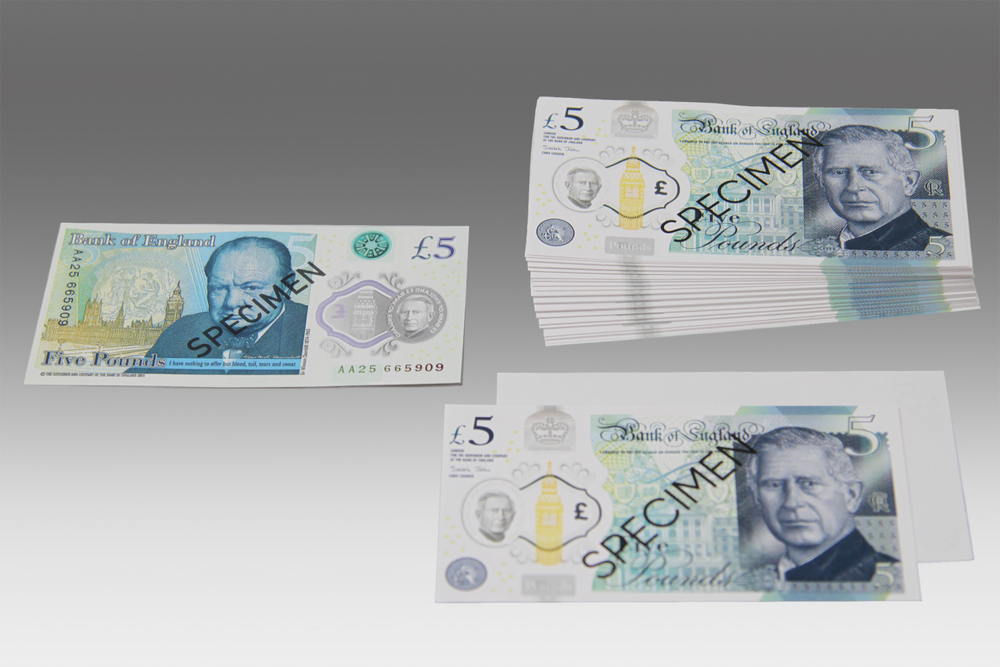 5 Britische Pfund Banknoten (100 Stück)