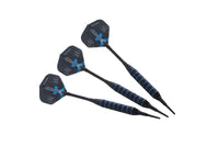 Longfield Steel/Soft Tip Dart Set mit 12 Pfeilen und Zubehör
