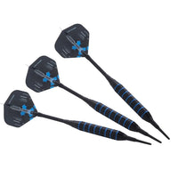 Longfield Steel/Soft Tip Dart Set mit 12 Pfeilen und Zubehör