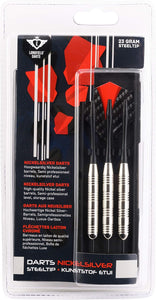 Longfield Steel Tip Dart-Set - 3 Dart aus Neusilber (23 g)