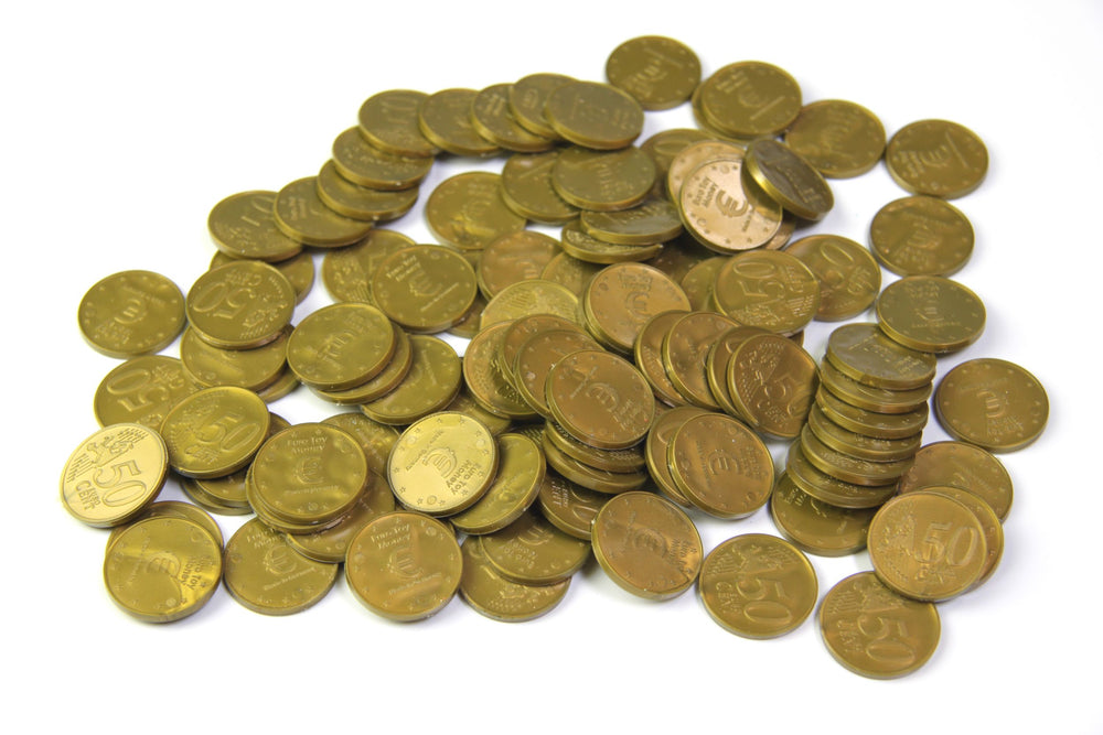 50 Euro-Cent 100 St. Münzgeld Spielgeld