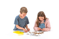 Euro - Geldkoffer + Einsatz 130 Scheine / 160 Münzen Spielgeld Münzgeld
