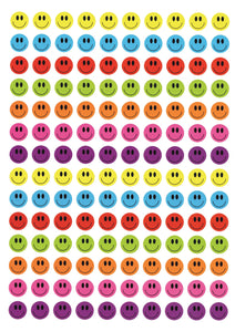 Belobigungs-Aufkleber 'Gesichter bunt', 560 Stk