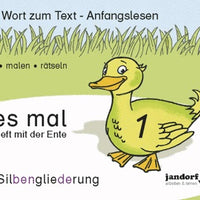 Lies mal Heft 1 - Das Heft mit der Ente (mit Silbengliederung - Auflage 2016)