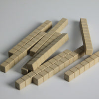 Dienes 10 Zehnerstäbe Re-Wood®
