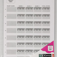 Shuffle Board Punkteblock/Scoreblock, 50 Blatt, A5, Longfield Games