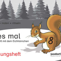 Lies mal 8 - Das Heft mit dem Eichhörnchen Lösungsheft