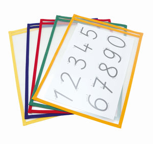Lern- und Sammeltaschen A4-Plus mit Farbeinfassung, 10-tlg.