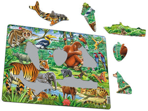 Larsen Puzzle Dschungel 20-tlg.