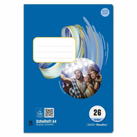 Staufen Schulheft Style Lineatur 26 kariert mit Rand 16 Blatt 80g/m² DIN A4
