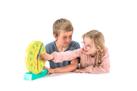 Lernuhr mit Standfuss 27 cm
