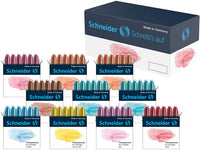 Schneider Tintenpatronen Pastell 10x6 Stück, sortiert, Standardpatronen
