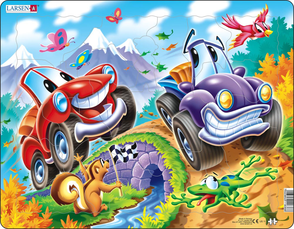 Larsen Puzzle Motiv Cars 22-tlg.