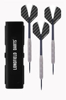 Longfield Steel Tip Dart-Set 3 Dartpfeile (23 g) Tungsten-Look
