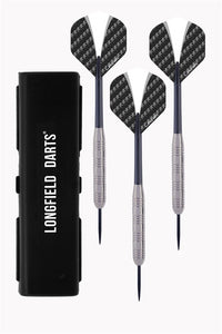 Longfield Steel Tip Dart-Set 3 Dartpfeile (23 g) Tungsten-Look