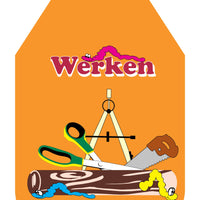 Werkenschürze farbig sortiert