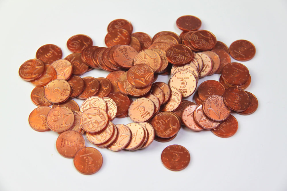 2 Euro-Cent 100 Stk Münzgeld Spielgeld
