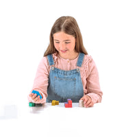 Soma - Würfel 6x6x6 farbig 7 teilig  Re-Wood®