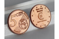 5 Euro-Cent 100 St. Münzgeld Spielgeld
