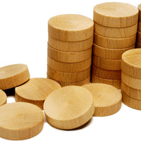 Spielsteine-Set für Sjoelbretter, 30 Stk flach ⌀ 52mm