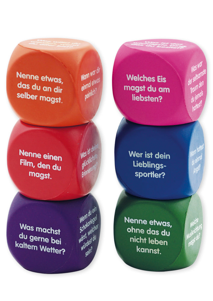 Set Flüster-Würfel 6-tlg. Deutsch 