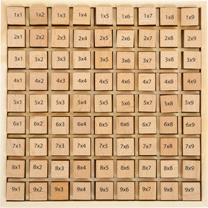 Rechenbrett Das kleine 1x1 ab 7 Jahre, in einer praktischen Holzbox