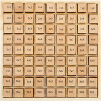 Rechenbrett Das kleine 1x1 ab 7 Jahre, in einer praktischen Holzbox
