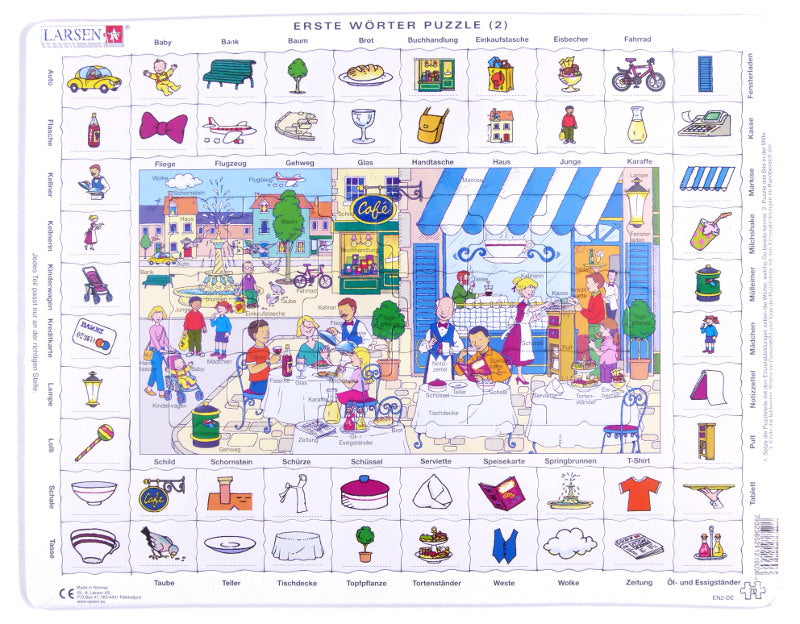 Larsen Erste Wörter Puzzle (2) 70-tlg