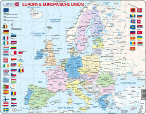 Larsen Puzzle -  Europa & Europäische Union 70-tlg
