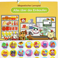 Magnetisches Lernspiel - Alles über das Einkaufen