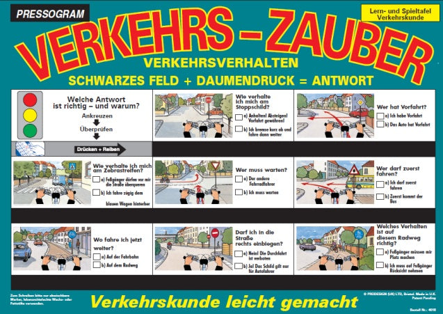 Zaubertafel Verkehrs-Zauber - Verkehrsverhalten