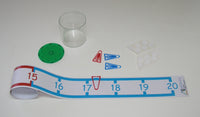 Zahlenstrahl - Rechenband 2m Zahlenskala 1-20 in Dose mit Zubehör
