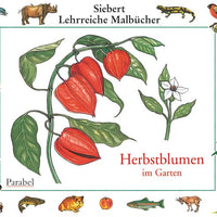 Herbstblumen: Malbuch