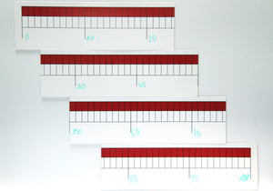 Zahlenstrahlband Universal 100 2m magn. wieder beschreibbar
