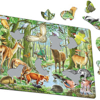 Larsen Puzzle Heimische Waldtiere 40-tlg.