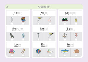 Das Heft mit dem Küken: Von der Silbe zum Wort