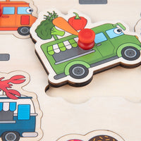 Knopfpuzzle ''Food Truck'' klein