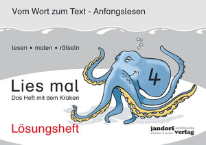 Lies mal 4 - Das Heft mit dem Kraken: Lösungsheft [Broschiert]