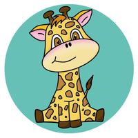 Belobigungs-Aufkleber "Giraffe" in Spender-Box, 500 Stück
