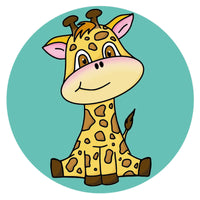 Belobigungs-Aufkleber "Giraffe" in Spender-Box, 500 Stück